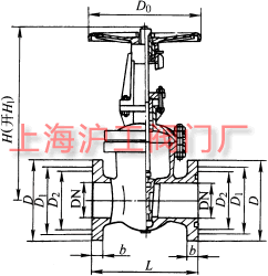 Z41Y �� 150(Lb)~600(Lb) ���m�l�y��Ҫ���μ��Y���ߴ�ʾ��D