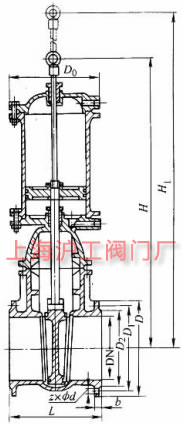 Z641T-10 �͚��Шʽ�l�y��Ҫ���μ��Y(ji��)��(g��u)�ߴ�ʾ��D